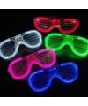 Glow Model Led Işıklı Parti Gözlüğü 3 Modlu 5 Renk 5 Adet
