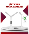 Göz Koruyucu LED Okuma Lambası | Titreşimsiz Işık, Kalemlik ve Stand Fonksiyonlu