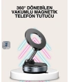 Güçlü Mıknatıslı Vakumlu Araç Telefon Tutucu Alüminyum Gövde