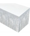 Gümüş Metalize Masa Eteği 275x75 cm – Kendinden Yapışkanlı