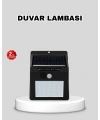 Güneş Enerjili 20 LED Hareket Sensörlü Lamba – IP65 Su Geçirmez Dış Mekan Aydınlatma