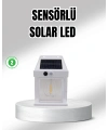Güneş Enerjili Dış Mekan Sensörlü Duvar Lambası IP65 Su Geçirmez