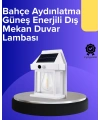 Güneş Enerjili Hareket Sensörlü Duvar Lambası