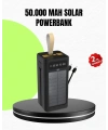 Güneş Enerjili Powerbank Dijital Göstergeli Taşınabilir Güç Kaynağı