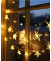 Günışığı Beyaz Yıldız Işık Zinciri 5 Metre Enerji Tasarruflu Dekor