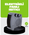 Güvenli Elektrikli Fanlı Isıtıcı Termostatlı Hızlı Isıtma