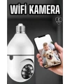 Güvenlik Kamerası Wifi Kamera Duylu Ev Kamerası Wifi Bağlantılı Dönebilen