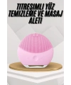 Hassas Ciltlere Özel Titreşimli Yüz Temizleme ve Masaj Aleti