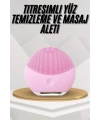 Hassas Ciltlere Özel Titreşimli Yüz Temizleme ve Masaj Aleti
