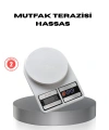 Hassas Dijital Mutfak Tartısı – 1g Doğruluk, LCD Ekran, Otomatik Kapanma