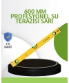 Hassas Ölçüm Sağlayan 600 mm Sarı Su Terazisi
