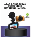 HD Araç Kamerası 2.7 İnç Ekran G Sensor Destekli