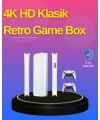 HDMI Çıkışlı Kablosuz 2 Kollu 4K Retro Oyun Kutusu