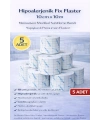 Hipoalerjenik Fix Flaster 10 cm x 10 m 5 Adet Nonwoven Medikal Sabitleme Bandı Yapışkanlı Pansuman Flasteri