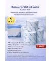Hipoalerjenik Fix Flaster 5 cm x 5 m 5 Adet Nonwoven Medikal Sabitleme Bandı Yapışkanlı Pansuman Flasteri