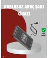 Hızlı Kablosuz Araç Şarj Cihazı – Manyetik Pad, Aşırı Isınma Korumalı