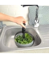 Hızlı Salata Kurutucu Süzgeç- Dönerli Süzgeç Dev Boy