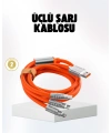 Hızlı Şarj Uyumlu Şarj Kablosu – Esnek Yapı, Güçlü Bağlantı, Yüksek Performans
