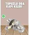 İç ve Dış Mekan Uyumlu Giriş Tipi Topuzlu Kilit