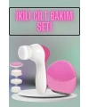 İkili Cilt Bakım Seti 5 Başlıklı Yüz Temizleme ve Masaj Aleti Canlandırıcı ve Onarıcı
