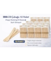 İMA Dil Çubuğu 50 Adet Ahşap Abeslang Steril Olmayan Tahta Dil Basacağı 10 Paket