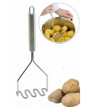 İnox Paslanmaz Metal Patates Ezici Püre Yapıcı 27 cm
