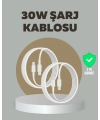 iPhone iPad Airpods Uyumlu 30W Type-C to Lightning Kablo