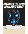 Işıklı Led Maske Parti Eğlence Maskesi Hallowen Neon Maske