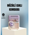 Işıklı Sesli Şifreli Otomatik Para Çeken Kumbara Mor