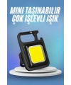 Işıldak USB Şarjlı Cep El Feneri Taşınabilir Mini Led Işık Çok Fonksiyonlu