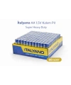 İtalyano AA 1.5V Kalem Pil 60 Adet Super Heavy Duty 15 Paket