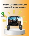 Joystick ve Parmak Tetikleyicili Mobil Oyun Gamepad Tutucu