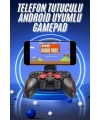Joystik Gamepad Bluetooth Telefon Tutucu Oyun Kolu Telefon Android Uyumlu
