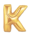 K Harf Folyo Balon Altın Renk  40 inç