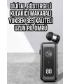Kablolu Bluetooth Kulaklık Kulak İçi Stereo Mikrofonlu Dijital Göstergeli