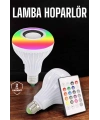 Kablosuz Bluetooth Hoparlör Led Lamba