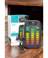 Kablosuz Bluetooth Hoparlör Taşınabilir 6.5 inç LED Işık Kareoke