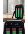 Kablosuz Bluetooth Hoparlör Taşınabilir 6.5 inç LED Işık Kareoke