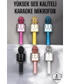 Kablosuz Bluetooth Karaoke Mikrofon USB ve AUX Girişli, Yüksek Ses Kalitesi