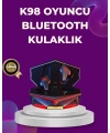 Kablosuz Bluetooth  Kulaklık Led Işıklı
