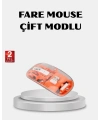 Kablosuz Çift Modlu Mouse – Bluetooth 5.0 + 2.4GHz