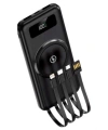 Kablosuz Çoklu Şarj Girişli 10.000 Mah Kablolu Powerbank Taşınabilir