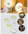 Kablosuz Gün Işığı 3’lü LED Spot Lamba Kumandalı