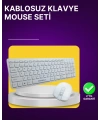 Kablosuz Klavye ve Mouse Seti - Ergonomik Tasarım, Sessiz Kullanım, Geniş Uyumluluk