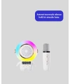 Kablosuz Mikrofonlu Astronot Tasarım Bluetooth Speaker Karaoke