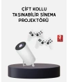 Kablosuz Projeksiyon Cihazı 4K Destekli HDMI USB Oyun Uyumlu