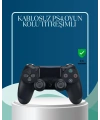 Kablosuz PS4 Oyun Kolu Çift Motor Titreşimli Uzun Bataryalı
