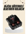 Kablosuz Şarj Göstergeli Powerbank Özellikli Bluetooth Kulaklık Çağrı Cevaplayabilen