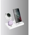 Kablosuz Şarj İstasyonu 4’ü 1 Arada iPhone Watch ve AirPods Uyumlu