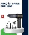 Kablosuz Şarjlı Araç İçi ve Küçük Alanlar İçin Güçlü Vakumlu Süpürge